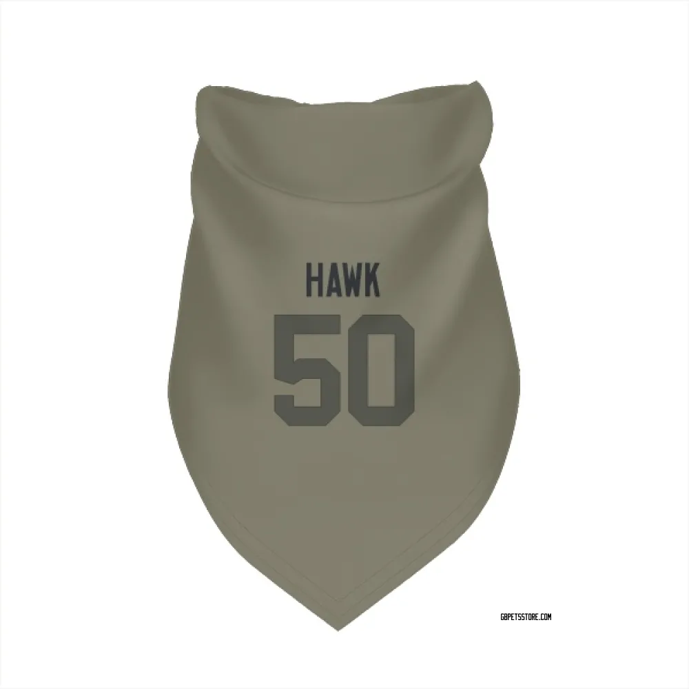 Green Bay Packers A.J. Hawk Olive Pet Bandana for Dog & Cat