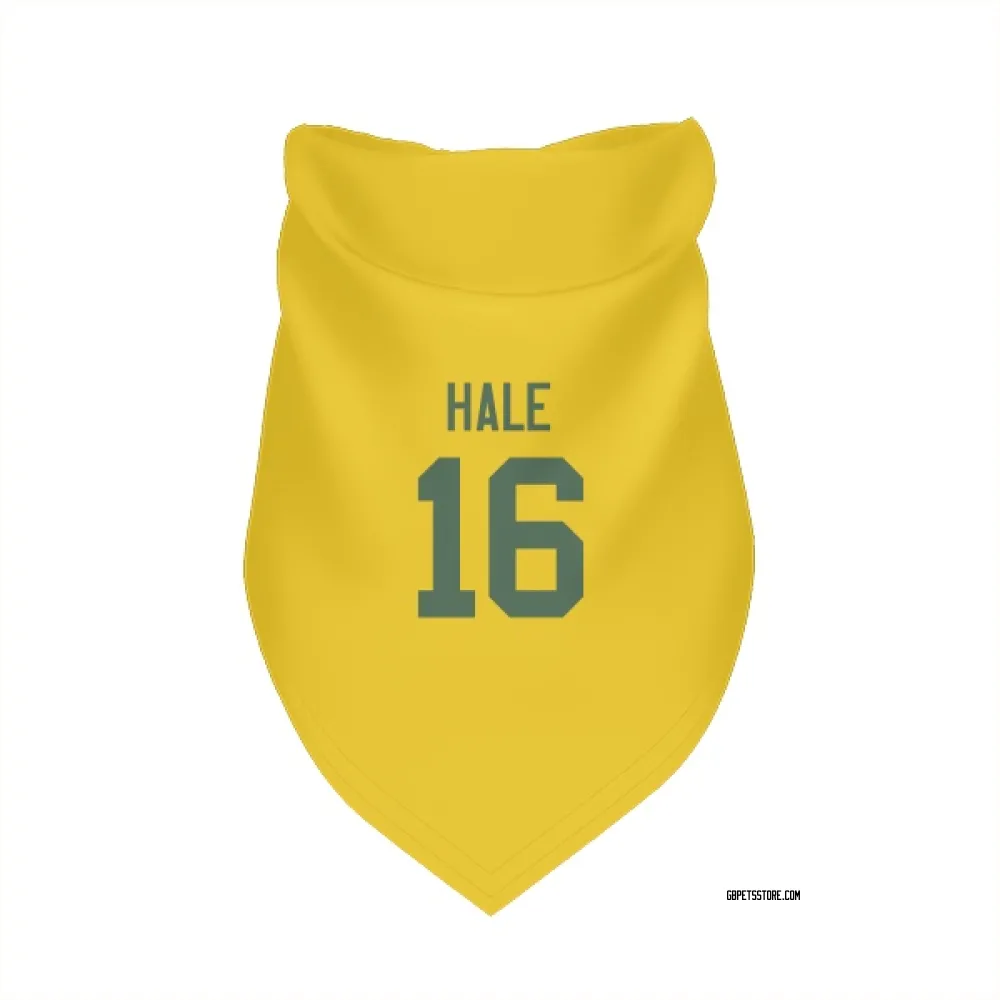Green Bay Packers Alex Hale Gold Pet Bandana for Dog & Cat
