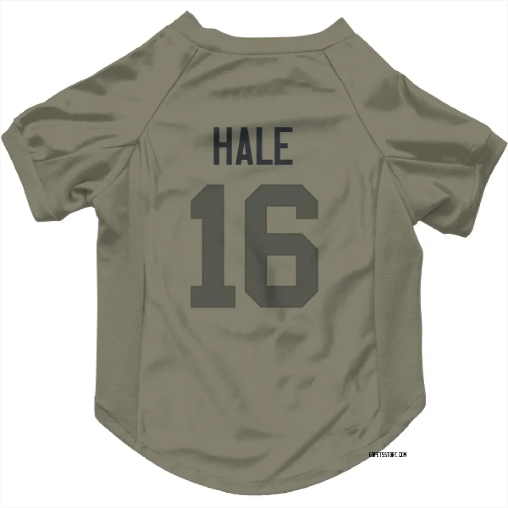 Green Bay Packers Alex Hale Olive Pet Jersey for Dog & Cat