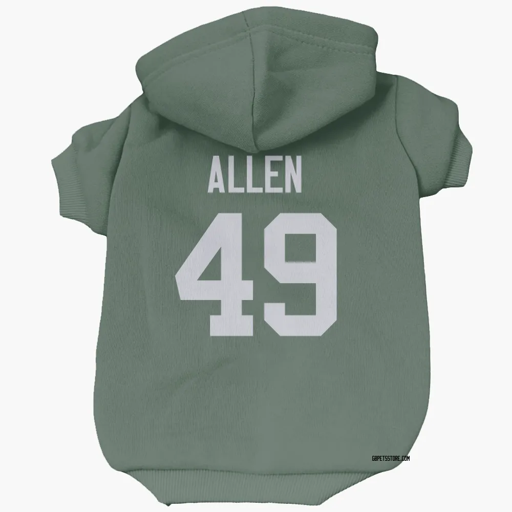 Green Bay Packers Austin Allen Green Pet Hoodie for Dog & Cat
