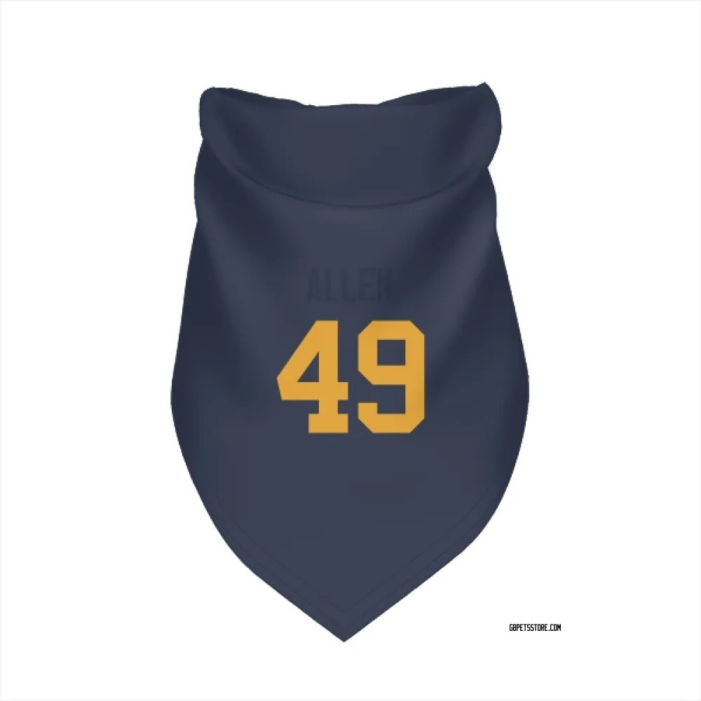 Green Bay Packers Austin Allen Navy Pet Bandana for Dog & Cat