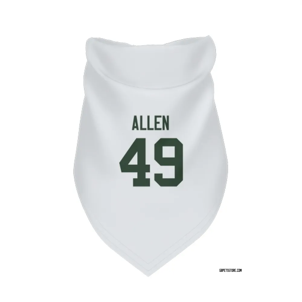 Green Bay Packers Austin Allen White Pet Bandana for Dog & Cat