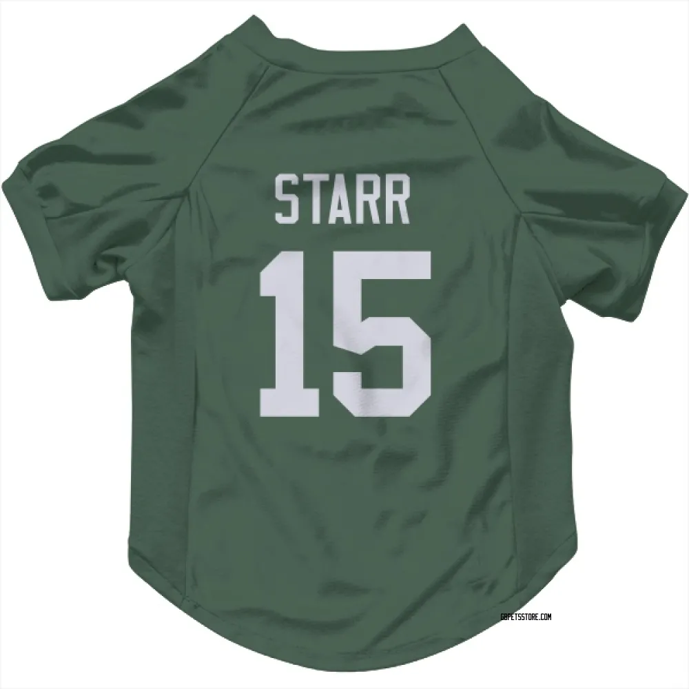 Green Bay Packers Bart Starr Green Pet Jersey for Dog & Cat