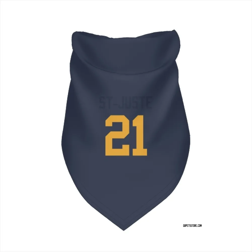 Green Bay Packers Benjamin St-Juste Navy Pet Bandana for Dog & Cat