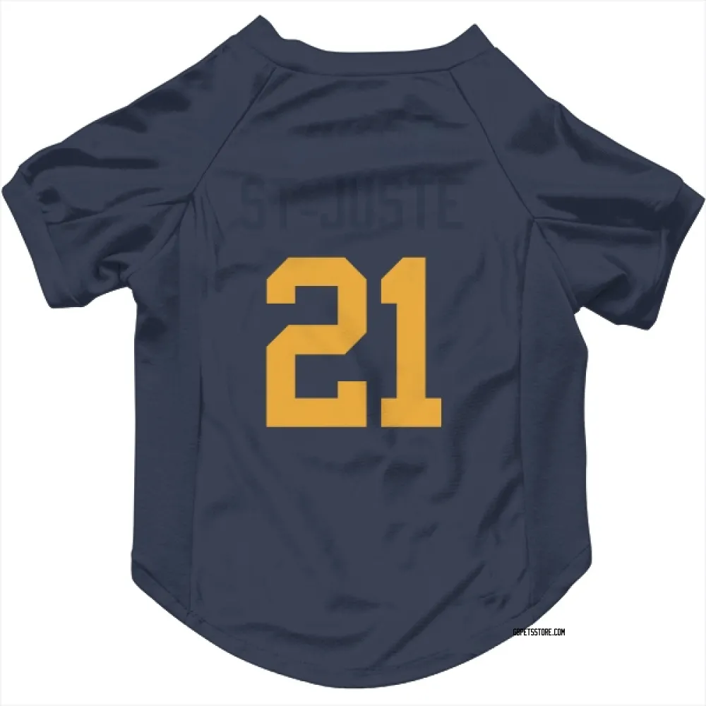 Green Bay Packers Benjamin St-Juste Navy Pet Jersey for Dog & Cat