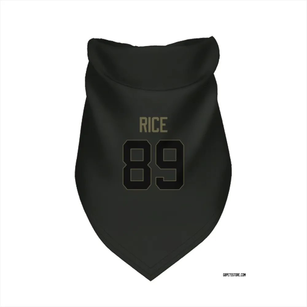 Green Bay Packers Brenden Rice Black Service Pet Bandana for Dog & Cat