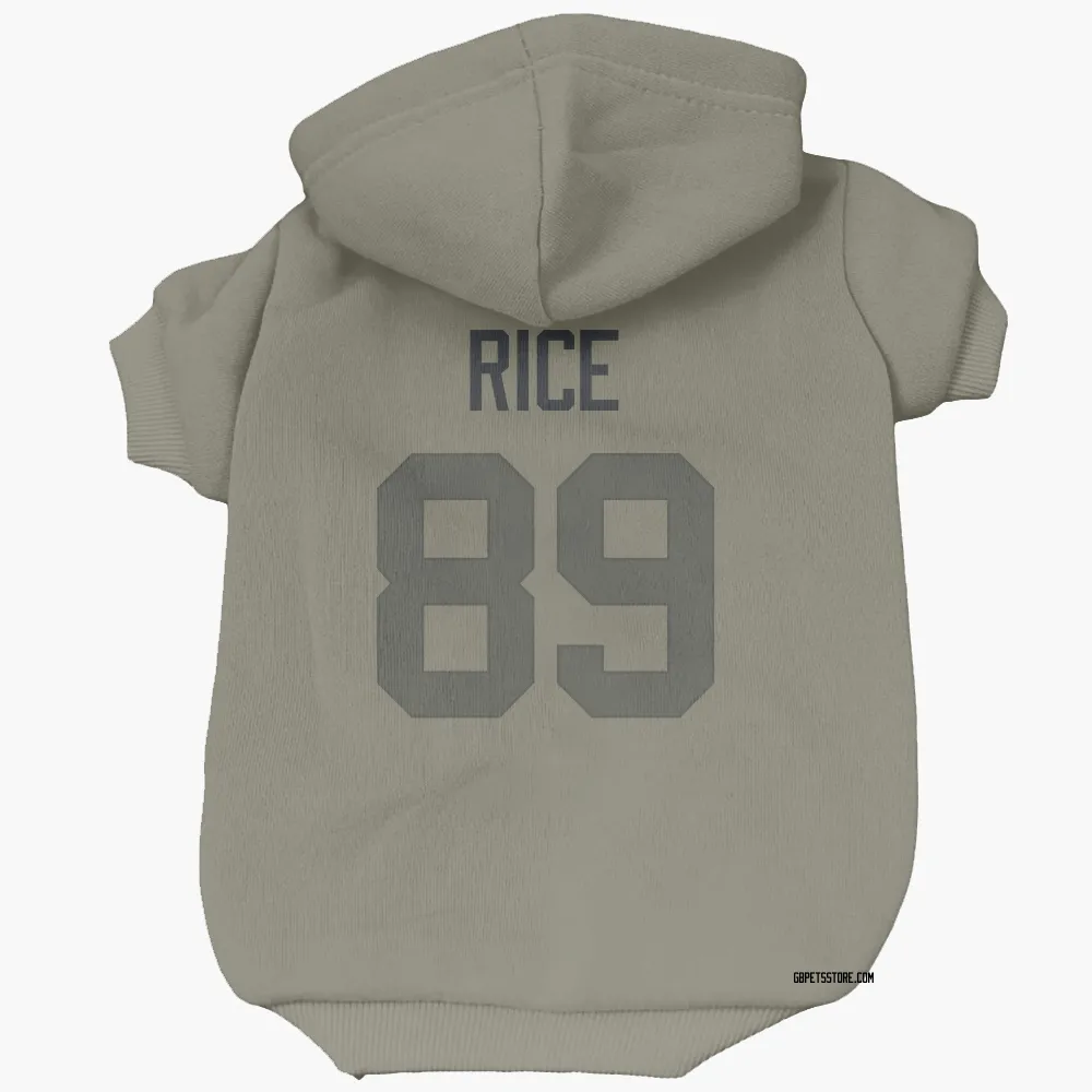 Green Bay Packers Brenden Rice Olive Pet Hoodie for Dog & Cat