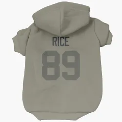 Green Bay Packers Brenden Rice Olive Pet Hoodie for Dog & Cat