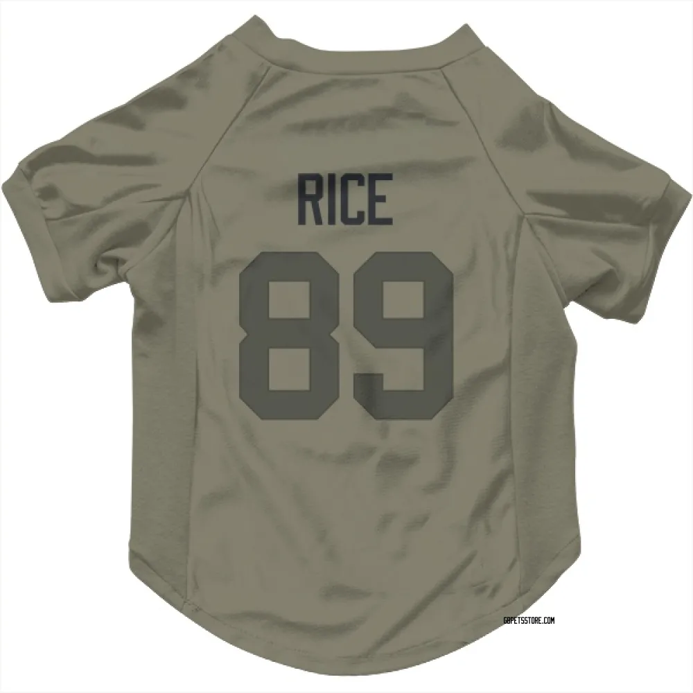 Green Bay Packers Brenden Rice Olive Pet Jersey for Dog & Cat