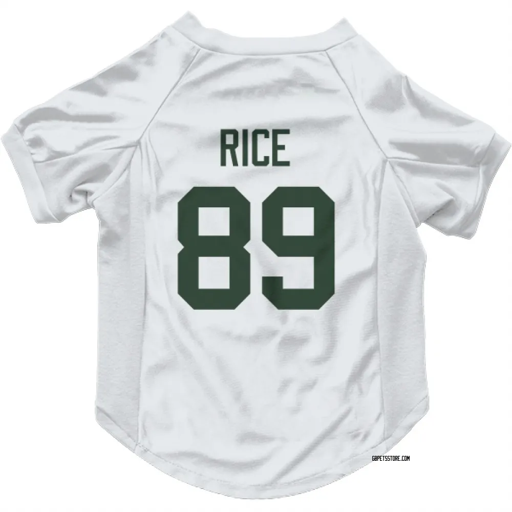 Green Bay Packers Brenden Rice White Pet Jersey for Dog & Cat