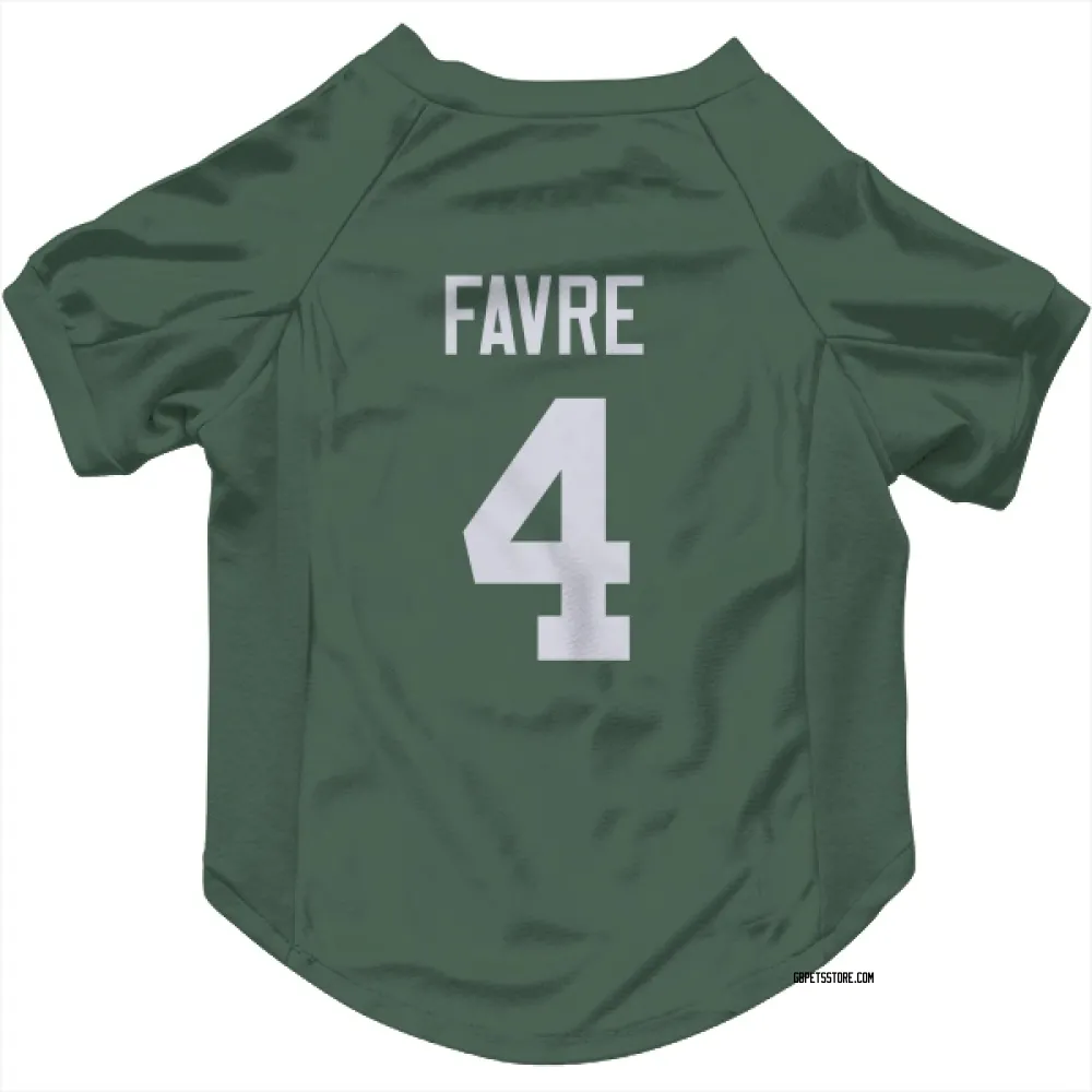 Green Bay Packers Brett Favre Green Pet Jersey for Dog & Cat