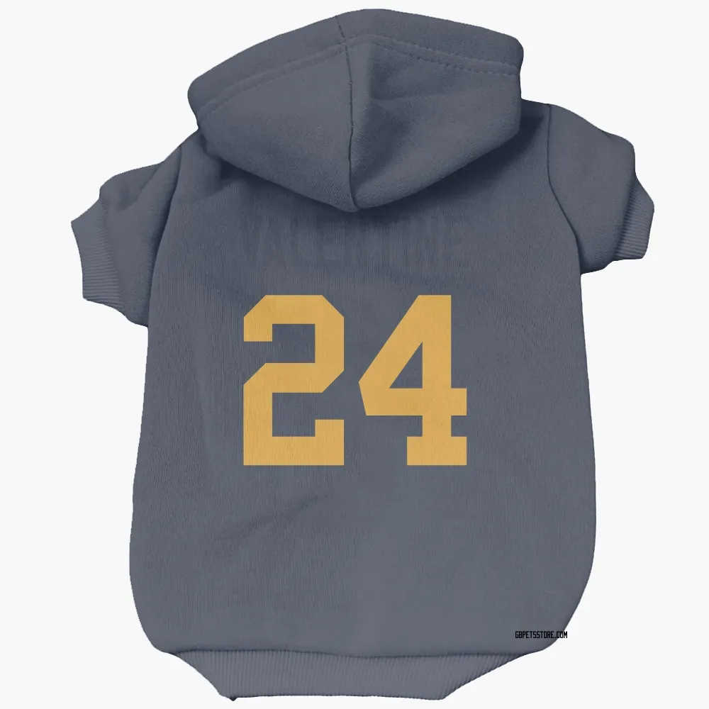 Green Bay Packers Carrington Valentine Navy Pet Hoodie for Dog & Cat
