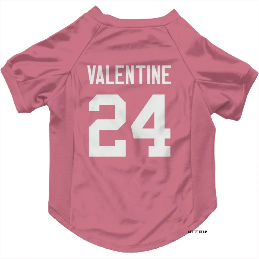 Green Bay Packers Carrington Valentine Pink Pet Jersey for Dog & Cat