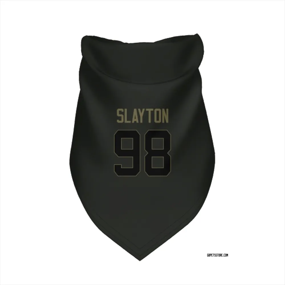 Green Bay Packers Chris Slayton Black Service Pet Bandana for Dog & Cat