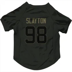 Green Bay Packers Chris Slayton Black Service Pet Jersey for Dog & Cat