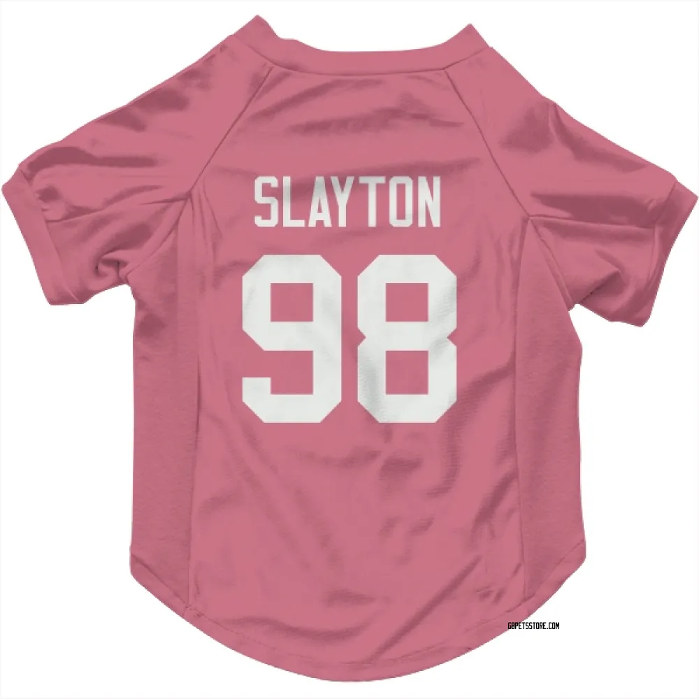 Green Bay Packers Chris Slayton Pink Pet Jersey for Dog & Cat