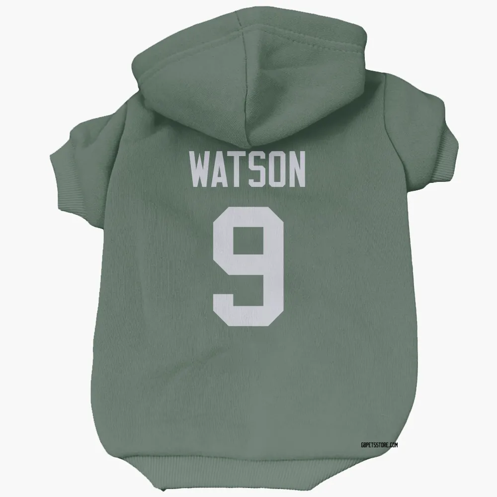 Green Bay Packers Christian Watson Green Pet Hoodie for Dog & Cat