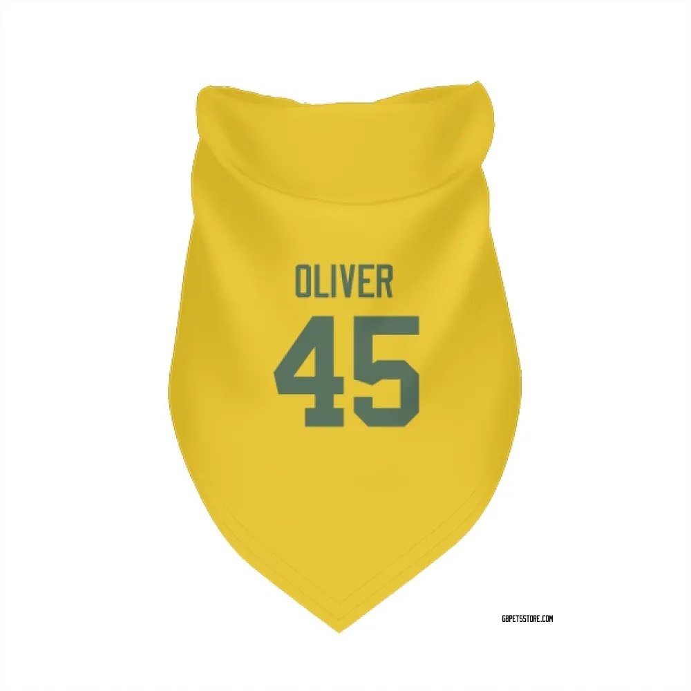 Green Bay Packers Collin Oliver Gold Pet Bandana for Dog & Cat