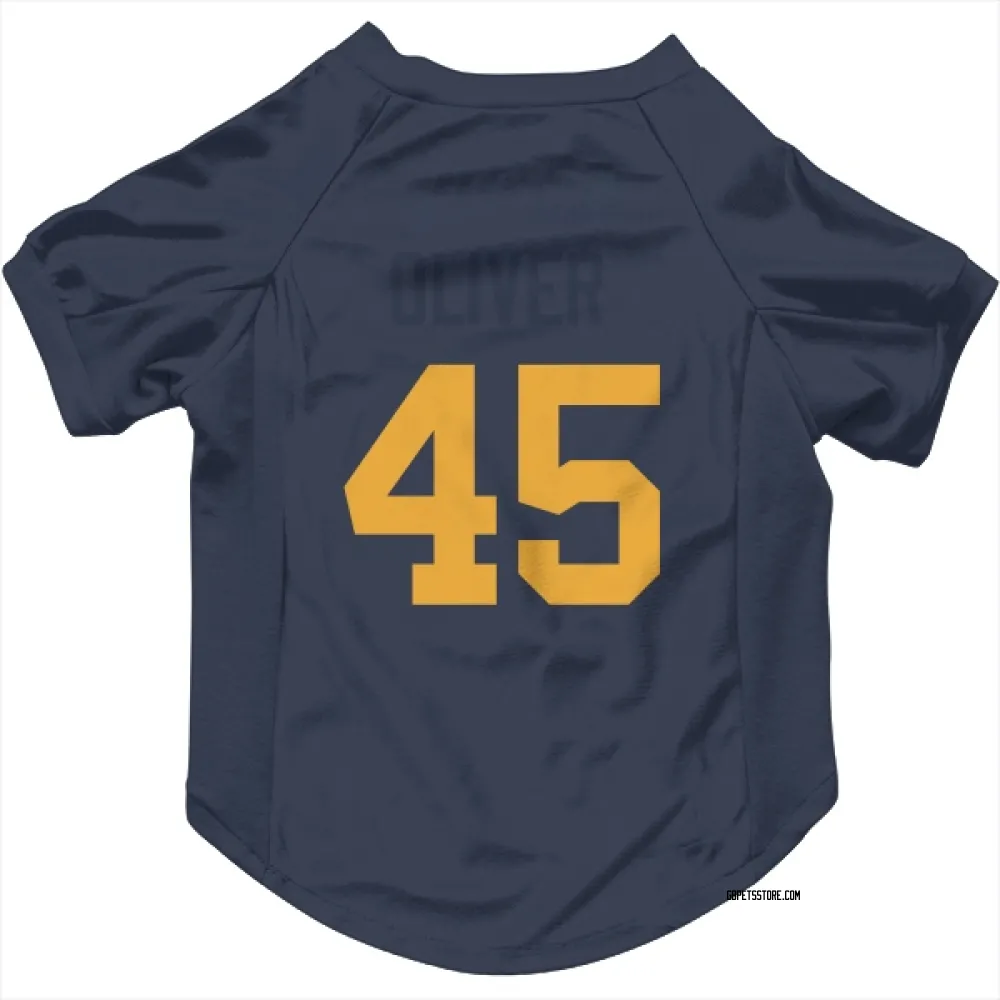 Green Bay Packers Collin Oliver Navy Pet Jersey for Dog & Cat
