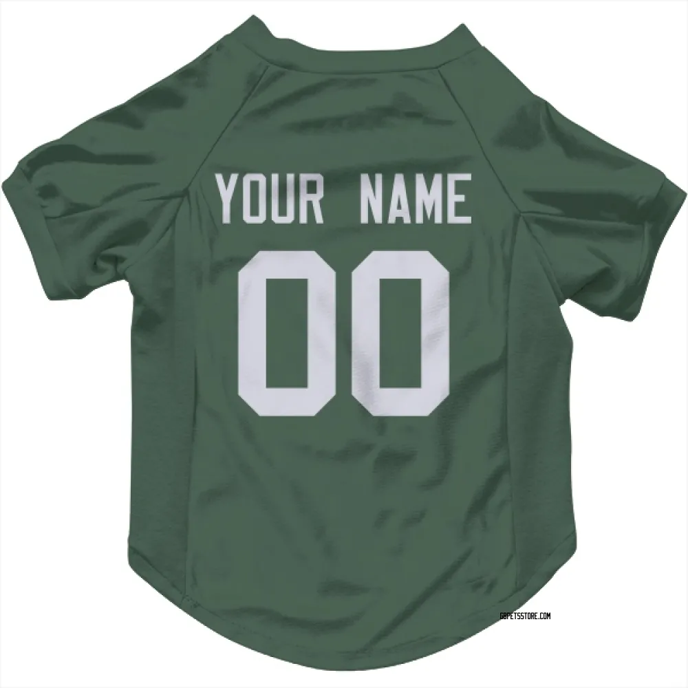 Green Bay Packers Custom Green Pet Jersey for Dog & Cat