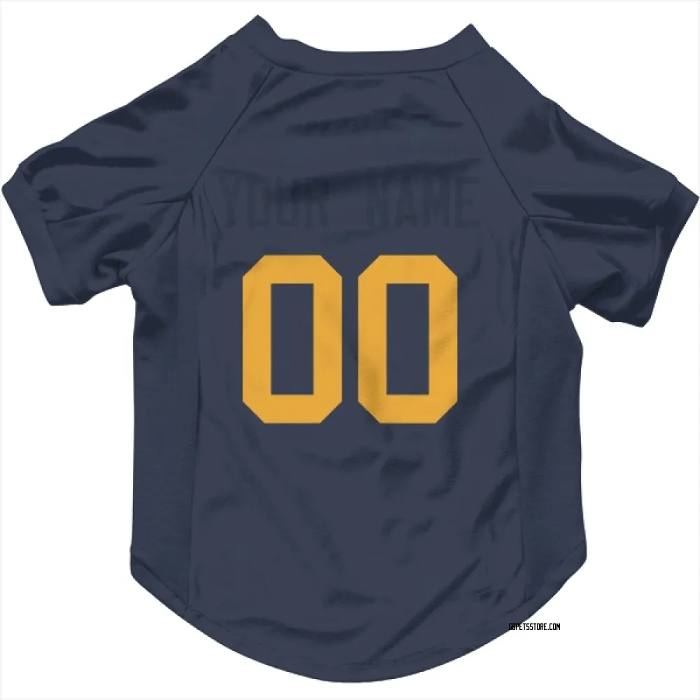Green Bay Packers Custom Navy Pet Jersey for Dog & Cat