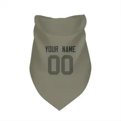 Green Bay Packers Custom Olive Pet Bandana for Dog & Cat