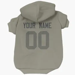Green Bay Packers Custom Olive Pet Hoodie for Dog & Cat