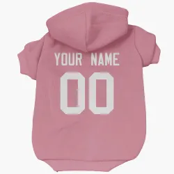 Green Bay Packers Custom Pink Pet Hoodie for Dog & Cat