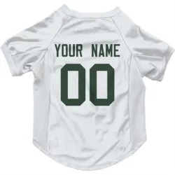 Green Bay Packers Custom White Pet Jersey for Dog & Cat