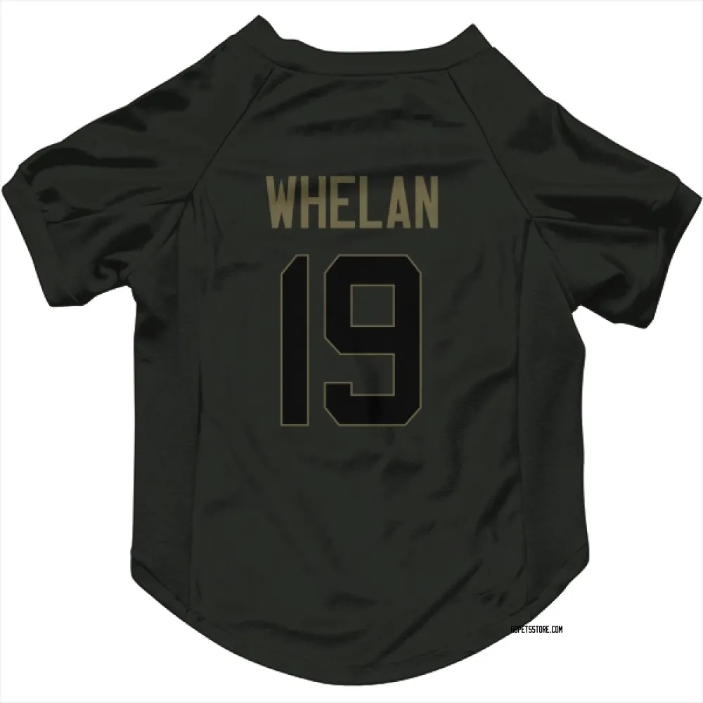 Green Bay Packers Daniel Whelan Black Service Pet Jersey for Dog & Cat