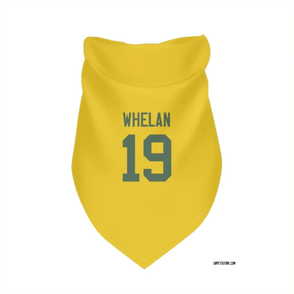 Green Bay Packers Daniel Whelan Gold Pet Bandana for Dog & Cat