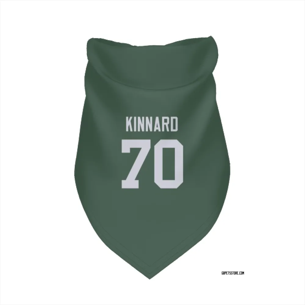 Green Bay Packers Darian Kinnard Green Pet Bandana for Dog & Cat