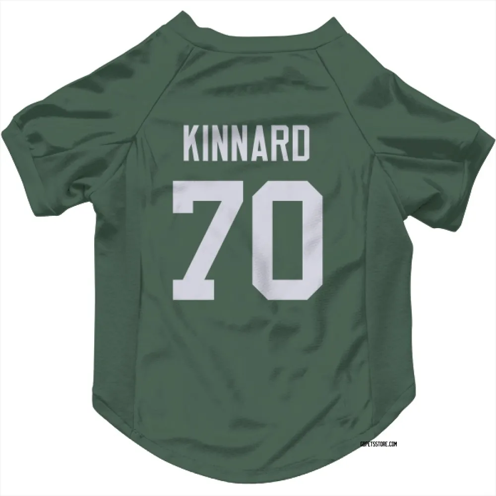 Green Bay Packers Darian Kinnard Green Pet Jersey for Dog & Cat