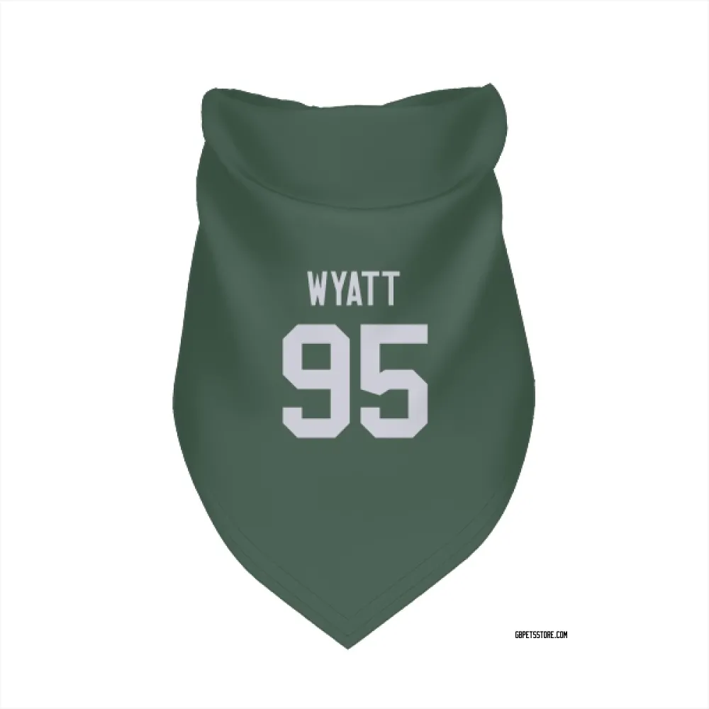 Green Bay Packers Devonte Wyatt Green Pet Bandana for Dog & Cat