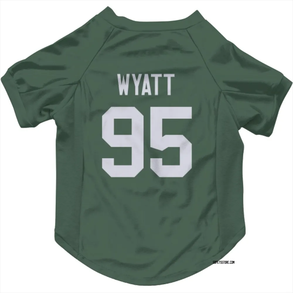 Green Bay Packers Devonte Wyatt Green Pet Jersey for Dog & Cat