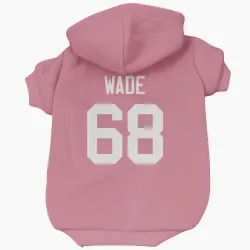Green Bay Packers Dillon Wade Pink Pet Hoodie for Dog & Cat