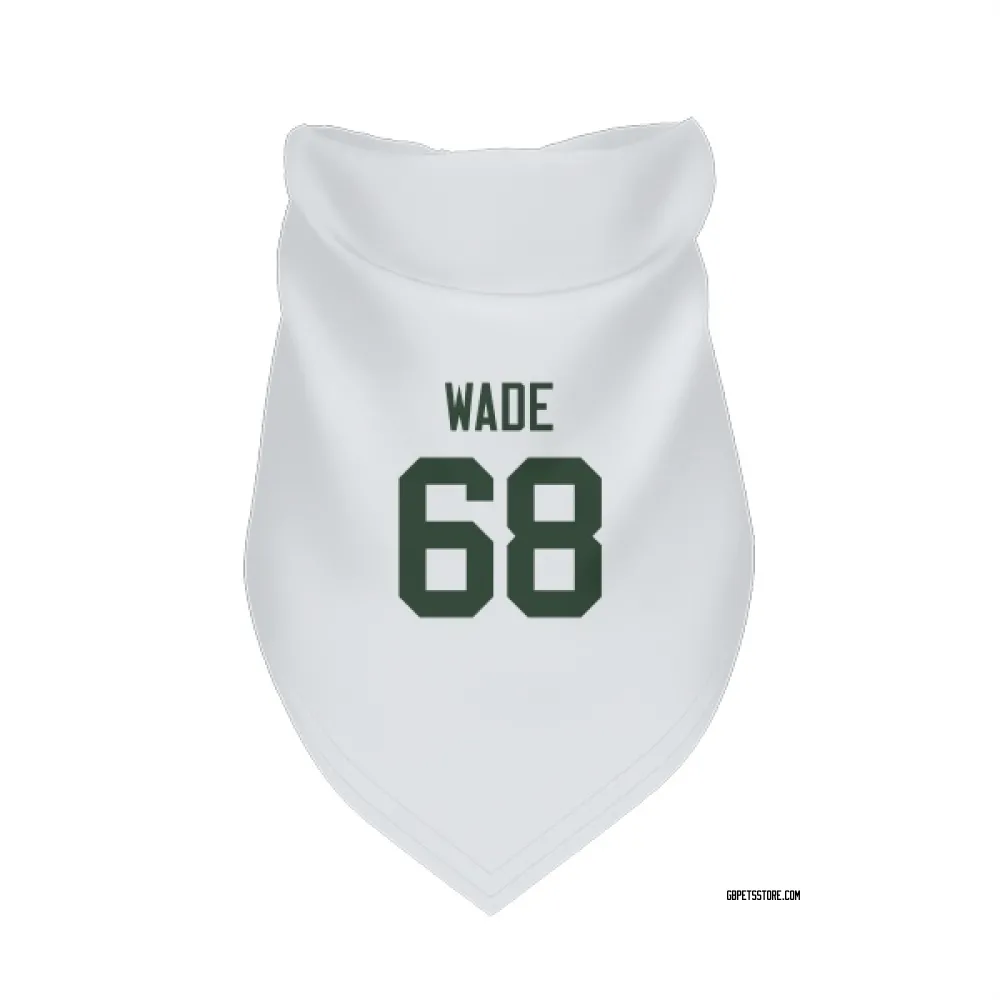 Green Bay Packers Dillon Wade White Pet Bandana for Dog & Cat