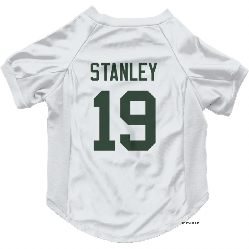 Green Bay Packers Dimitri Stanley White Pet Jersey for Dog & Cat