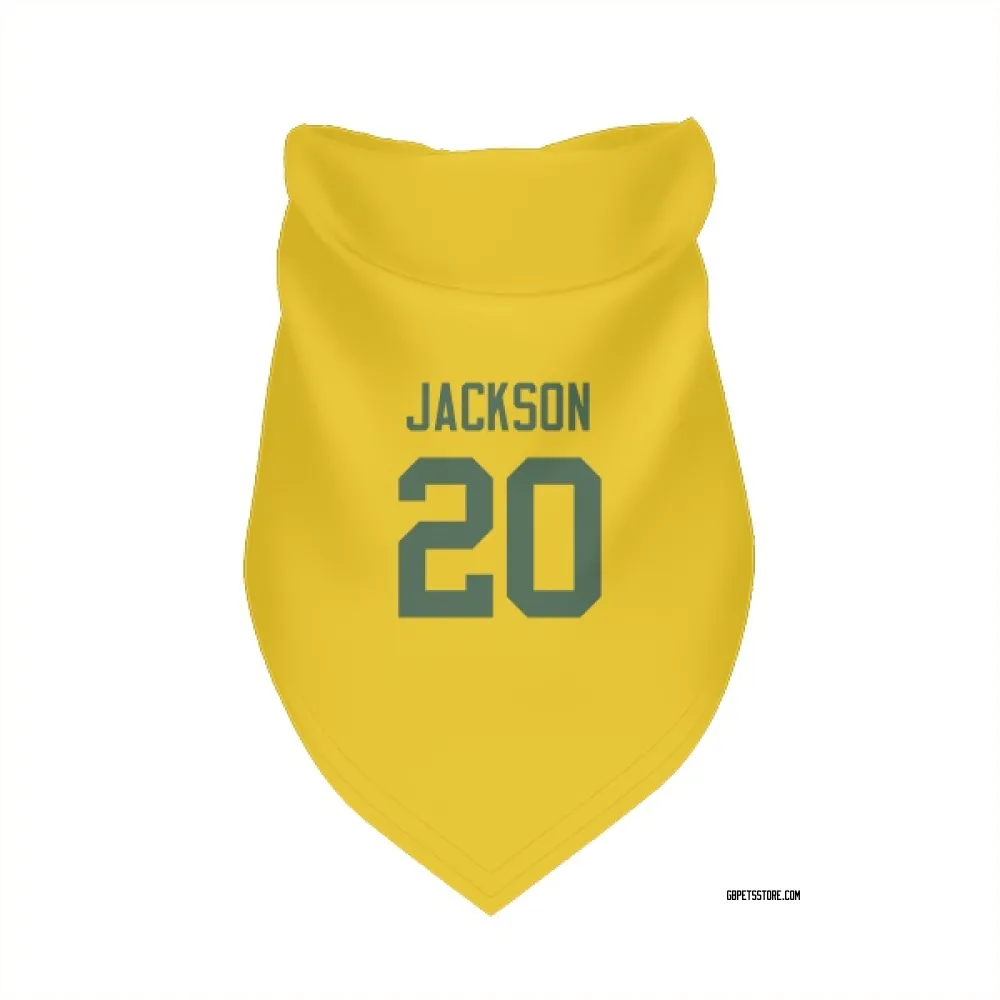 Green Bay Packers Domani Jackson Gold Pet Bandana for Dog & Cat