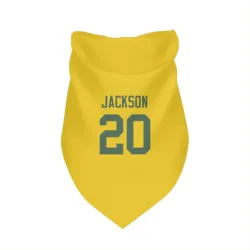 Green Bay Packers Domani Jackson Gold Pet Bandana for Dog & Cat