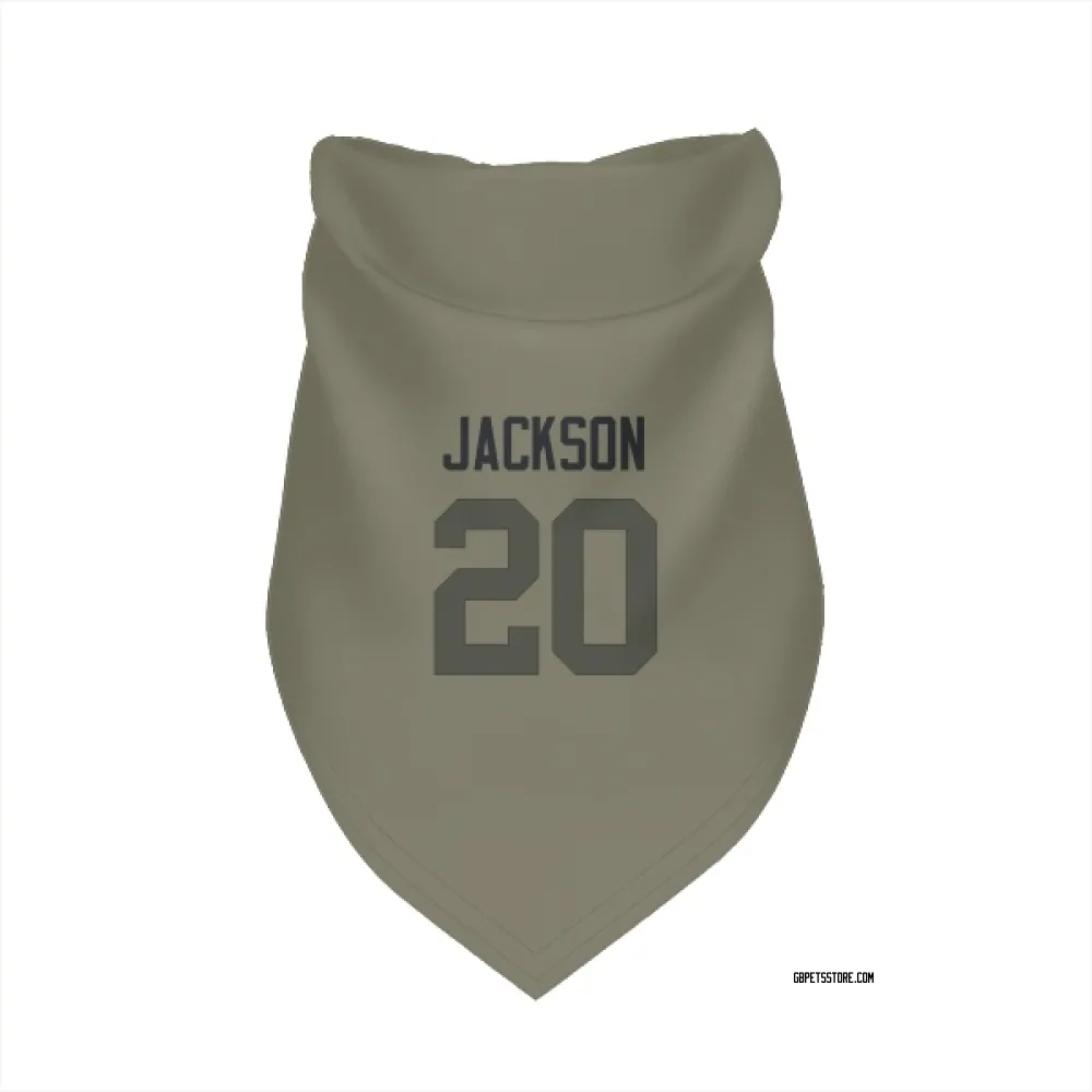 Green Bay Packers Domani Jackson Olive Pet Bandana for Dog & Cat