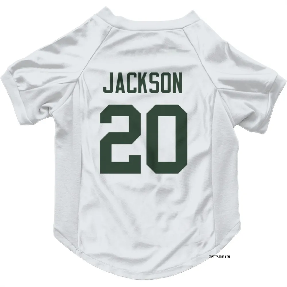 Green Bay Packers Domani Jackson White Pet Jersey for Dog & Cat