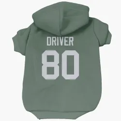 Green Bay Packers Donald Driver Green Pet Hoodie for Dog & Cat