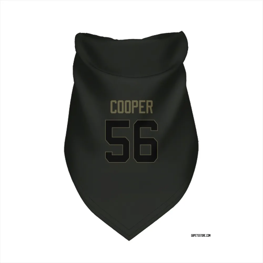 Green Bay Packers Edgerrin Cooper Black Service Pet Bandana for Dog & Cat