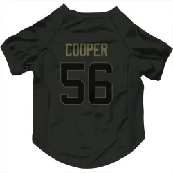 Green Bay Packers Edgerrin Cooper Black Service Pet Jersey for Dog & Cat