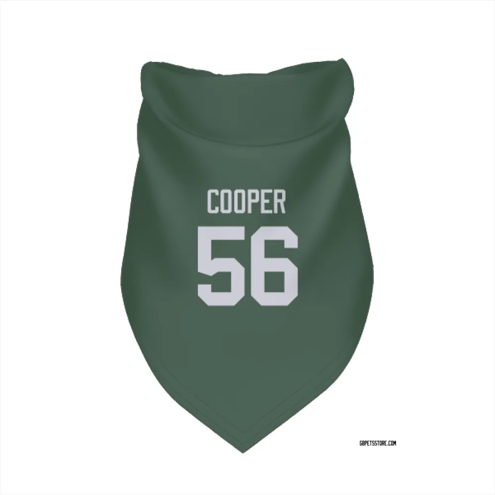 Green Bay Packers Edgerrin Cooper Green Pet Bandana for Dog & Cat