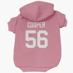 Green Bay Packers Edgerrin Cooper Pink Pet Hoodie for Dog & Cat
