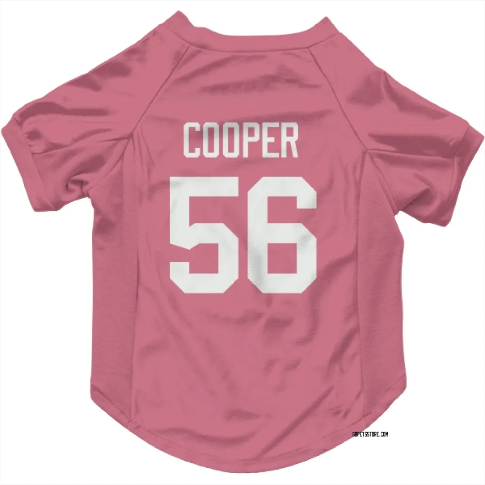 Green Bay Packers Edgerrin Cooper Pink Pet Jersey for Dog & Cat