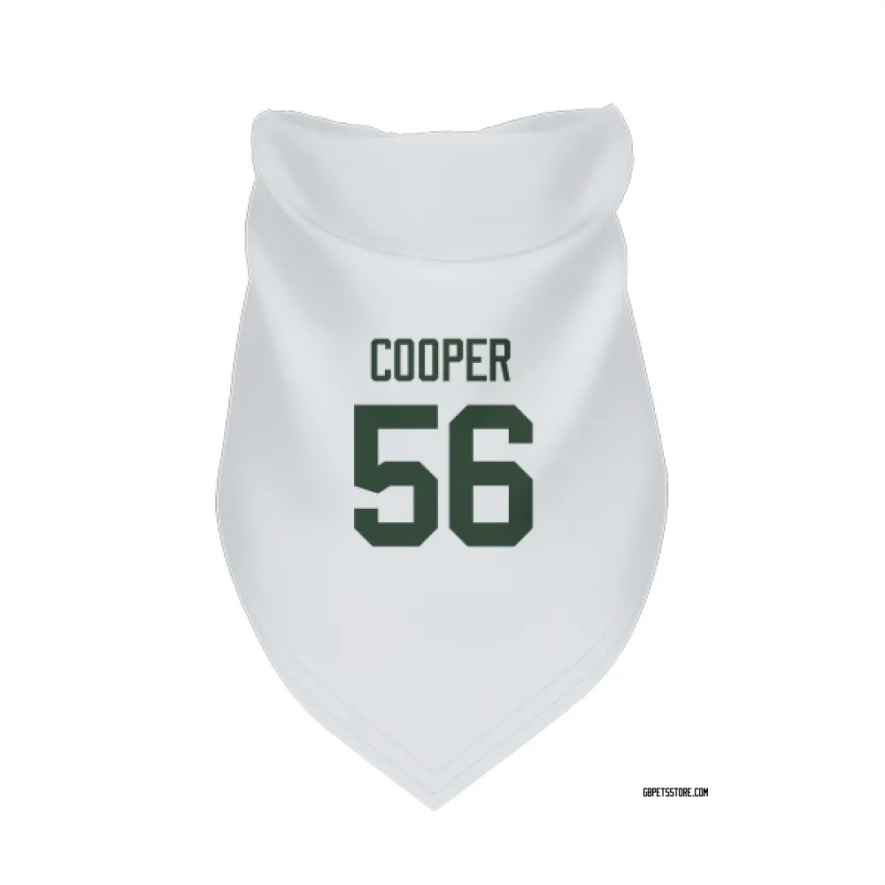 Green Bay Packers Edgerrin Cooper White Pet Bandana for Dog & Cat