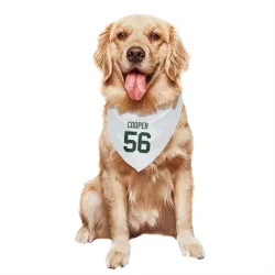 Green Bay Packers Edgerrin Cooper White Pet Bandana for Dog & Cat